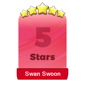 MMOJUGG Monopoly Go Swan Swoon 5 Stars-S22-7 Details View of Item Function and Use